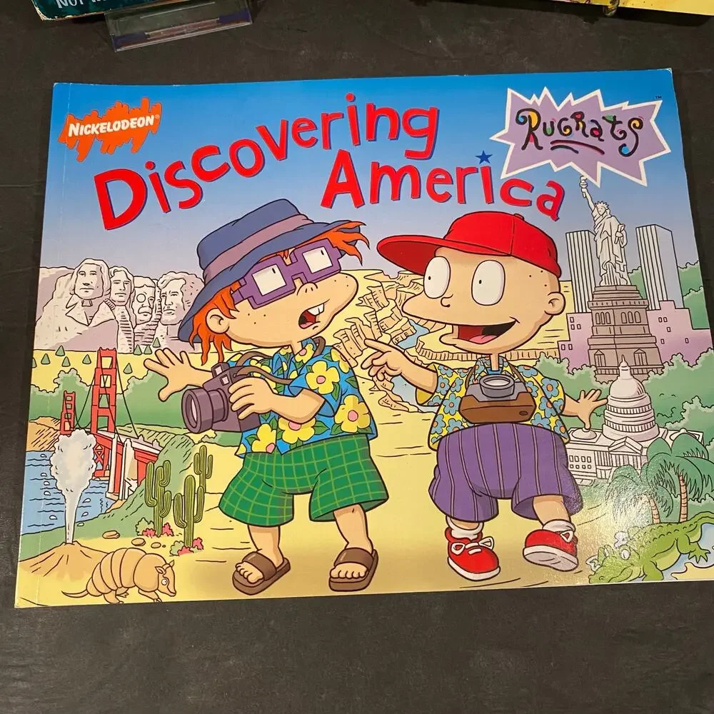 Vintage 90s Nickelodeon Rugrats Lot - VHS, 4 Storybooks & Tommy Figure Bundle